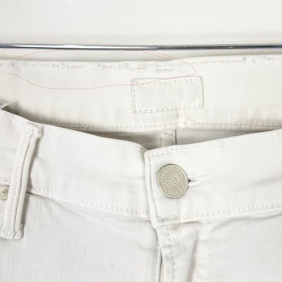 Mother The Rascal Ankle Snippet Jeans Size 30 In Sexy Just Walked Into Town - Picture 5 of 15